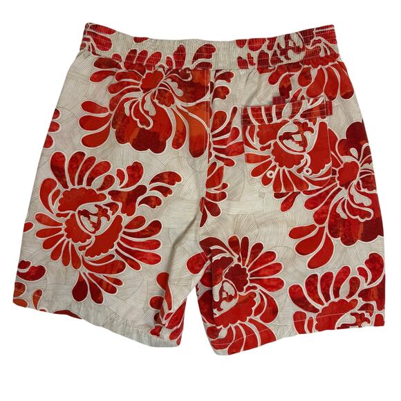 Tommy Bahama Men’s Medium Tropical Boardshorts Red Floral Size 32” Waist - Picture 2 of 10